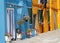 Colorful houses in Burano village,