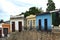 The colorful houses of Calle Hostos in Santo Domingo