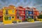 Colorful houses in the Dominican Republic