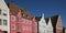 Colorful houses in Donauworth, Germany