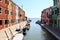 Colorful houses of the island Burano, Italy