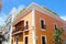 Colorful houses line a street in Old San Juan,