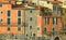 Colorful houses and old facade in small village Tellaro in liguria, italy