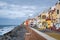 Colorful houses at Paul do Mar, Madeira island coast.