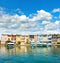 Colorful houses in Port Grimaud in Provence