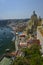 Colorful houses of procida italy