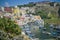 Colorful houses of procida italy