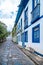 Colorful houses on the street of Diamantina in Brazil in South America