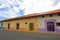 Colorful houses in the streets of the colonial city of Leon, Nicaragua