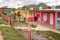 Colorful houses in Vinales Cuba