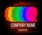 Colorful Human Heads Thinking Psychology Company Logo