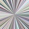 Colorful hypnotic abstract star burst background from striped rays