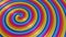 Colorful Hypnotic Spiral Motion Background Animation