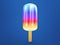 Colorful ice cream stick