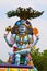 Colorful idol of Lord Shiva, on the way to Kanchipuram, Tamil Nadu, India