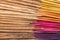 Colorful incense stick