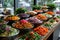 Colorful Indian Cuisine Feast - A Symphony of Flavors. Concept Indian Cuisine, Colorful Feast,