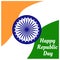 Colorful Indian Republic Day 26 January Design