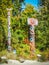 Colorful indian totems in stanley park vancouver canada