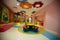 Colorful indoor playground