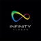 Colorful Infinity Logo Design Symbol. Limitless Logo Design Vector Stock