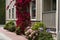 Colorful, inviting driveway