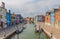 The colorful island of Burano, Venice