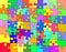 Colorful jigsaw