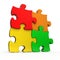 Colorful jigsaw puzzle