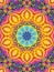 Colorful Kaleidoscope Pattern Indian