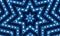 Colorful Kaleidoscopic Background - Beautiful Geometrical Symmetry, Chakra BLUE Color Energy Series