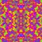 Colorful kaleidoscopic energetic amazing bright image