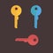 Colorful keys
