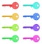 Colorful Keys Series