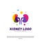 Colorful Kidney Logo Design Concept. Urology Logo Vector Template