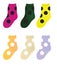 Colorful kids socks set