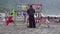 Colorful kites on parang tritis beach, Yogyakarta, Indonesia