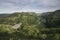 Colorful landscape image of Headstone Viaduct and Monsal Head in