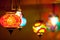 Colorful lantern lamps