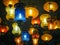 Colorful Lantern Light bright glow Interior decoration