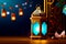 Colorful lantern for Muslim festival days, Muslim holy days, Ramadan Kareem, Eid Mubarak