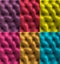 Colorful leather texture