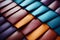 Colorful leather texture captured in a mesmerizing closeup shot