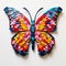 Colorful Lego Butterfly: A Contemporary British Art Piece
