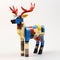 Colorful Lego Deer With Realistic Attention To Detail