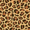 Colorful leopard animalistic seamless pattern. Predator decorative coat texture vector flat illustration. African