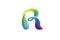 Colorful Letter R Gradient Logo