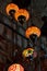 Colorful lighted lamps hanging in the bazaar in Old Town Sarajevo in Bosnia & Herzegovina