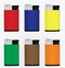 Colorful lighter set