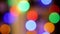 Colorful lights out of focus. Bokeh background